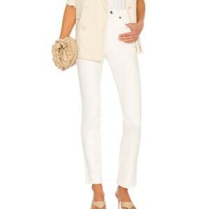 RE/DONE Originals 80s Slim Straight Jeans in Vintage White - sz 24 - NWT